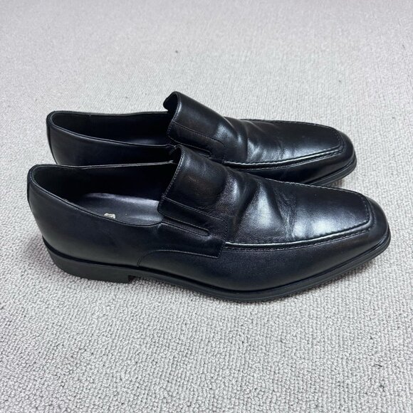 Bruno Magli Other - Bruno Magli Raging Dress Shoes Slip On Black Leather Men's Size 12